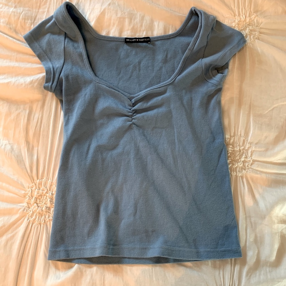 Brandy Melville Blue Tee